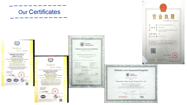 Izdržljiv beli hotel akrilni spremnik sertifikata.png Durable white hotel acrylic storage boxes certificates.png
