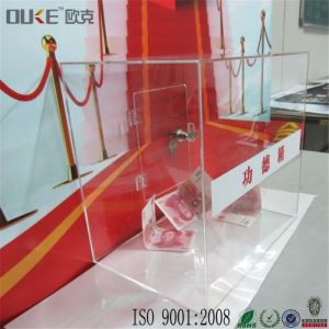 Made in China Novi dizajn Veliki akril glasačke kutije sa Lock