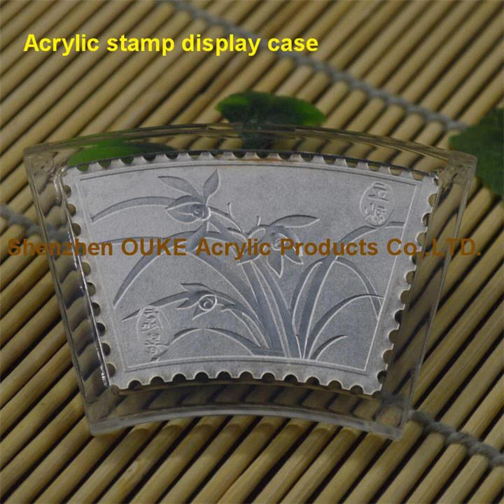 Hot Sell Acrylic Stamp Display Box-Clear Perspex Stamp Case