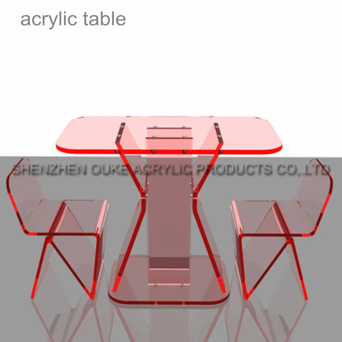 New Design Transparent Acrylic Dining Table,clear Plastic Dining Table