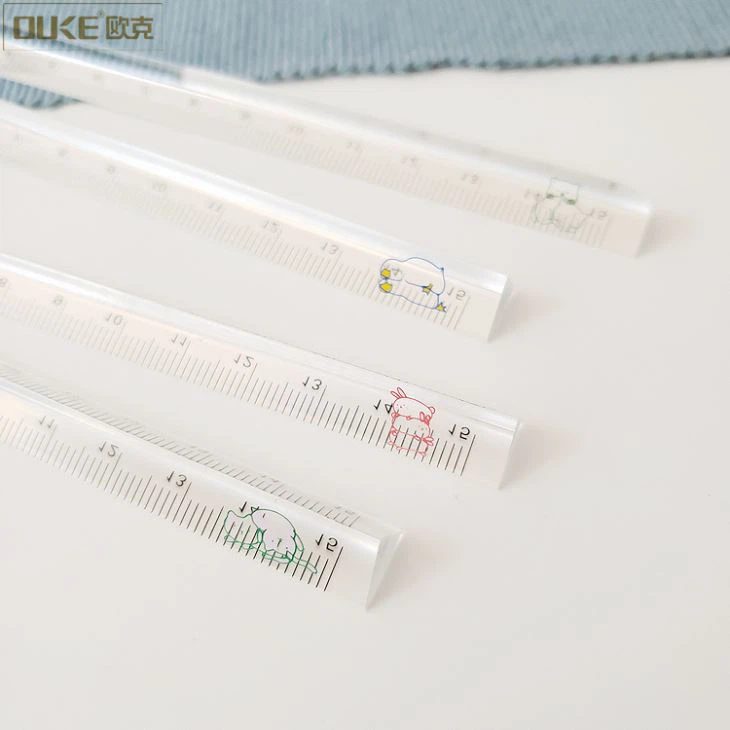 Creative Cute Expression Acrylic Ruler