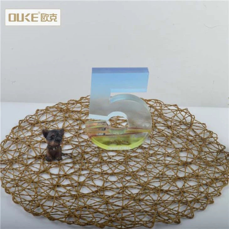 Printng Engraved Digital Acrylic Display Blocks