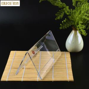 Mali V Shaped Clear držač za akrilne kartice