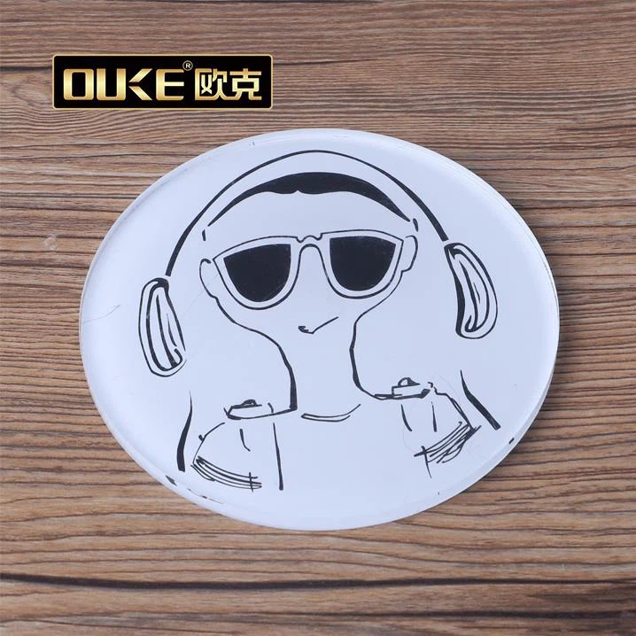 Acrylic Design Different Cup Coaster Display Stand