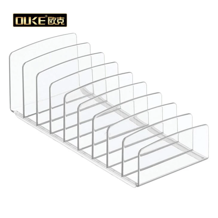 Clarity Cosmetic Palette Organizer Acrylic Divider